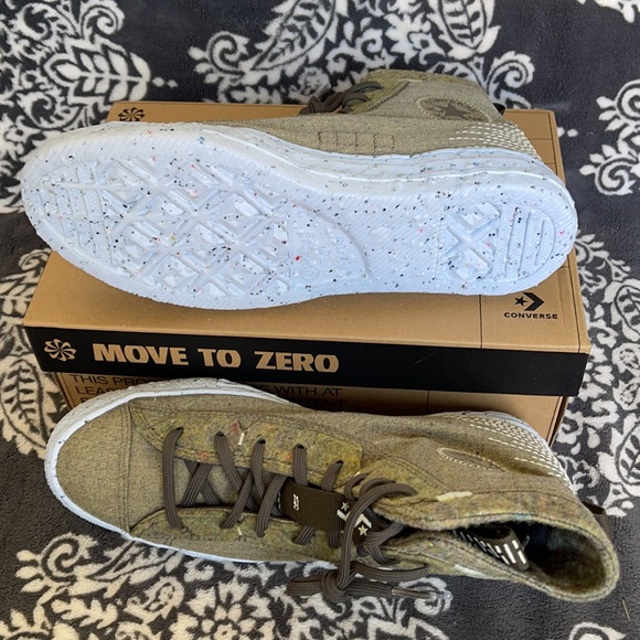 Converse Chuck Taylor All Star Crater Hi Yellow/Carbon Jasper MEN`S - Picture 6 of 16